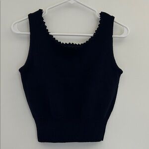 Andrea Jovine Classic Black Tank Top
